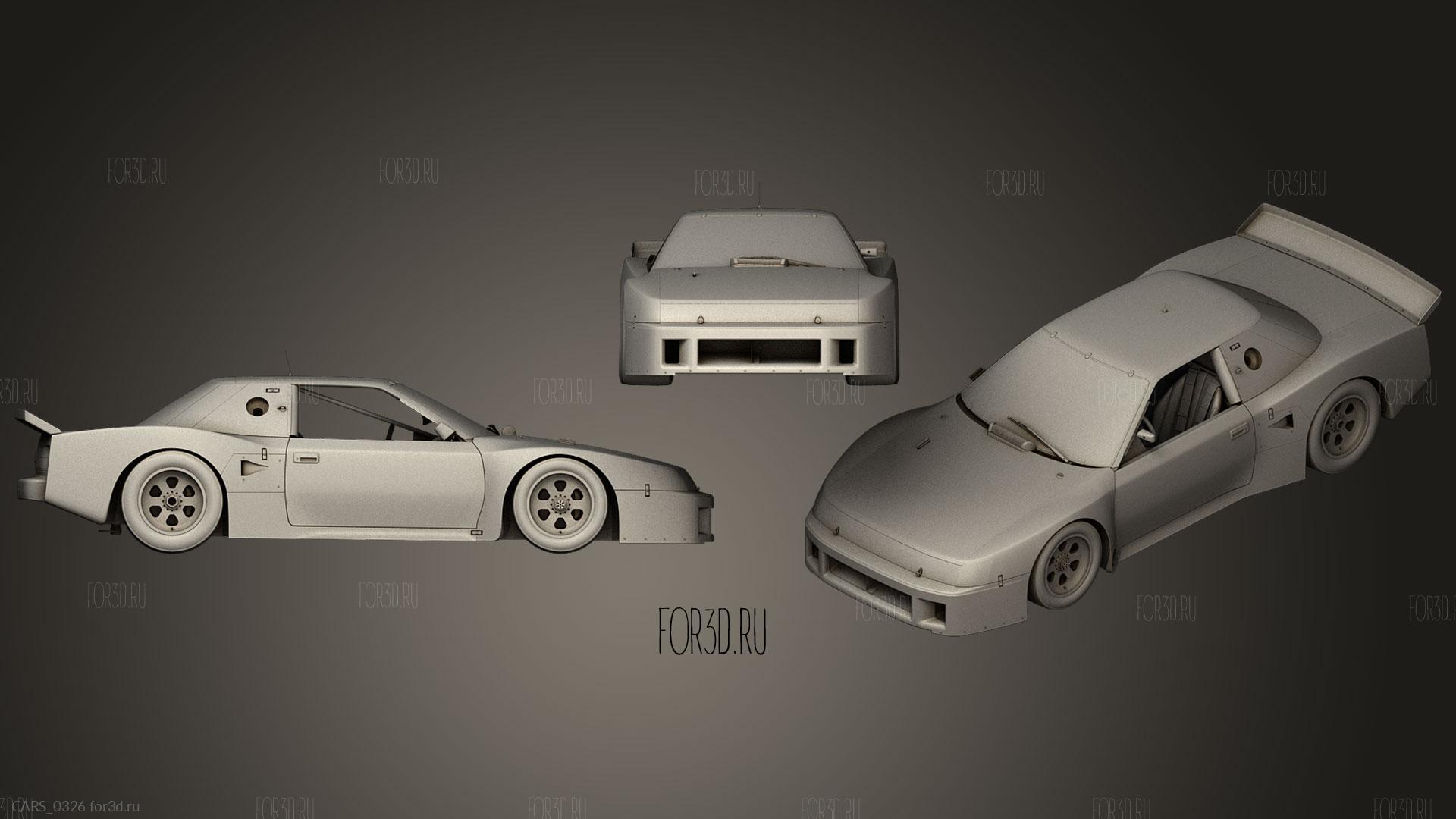 Toyota Celica GTO - 3d stl модель для ЧПУ